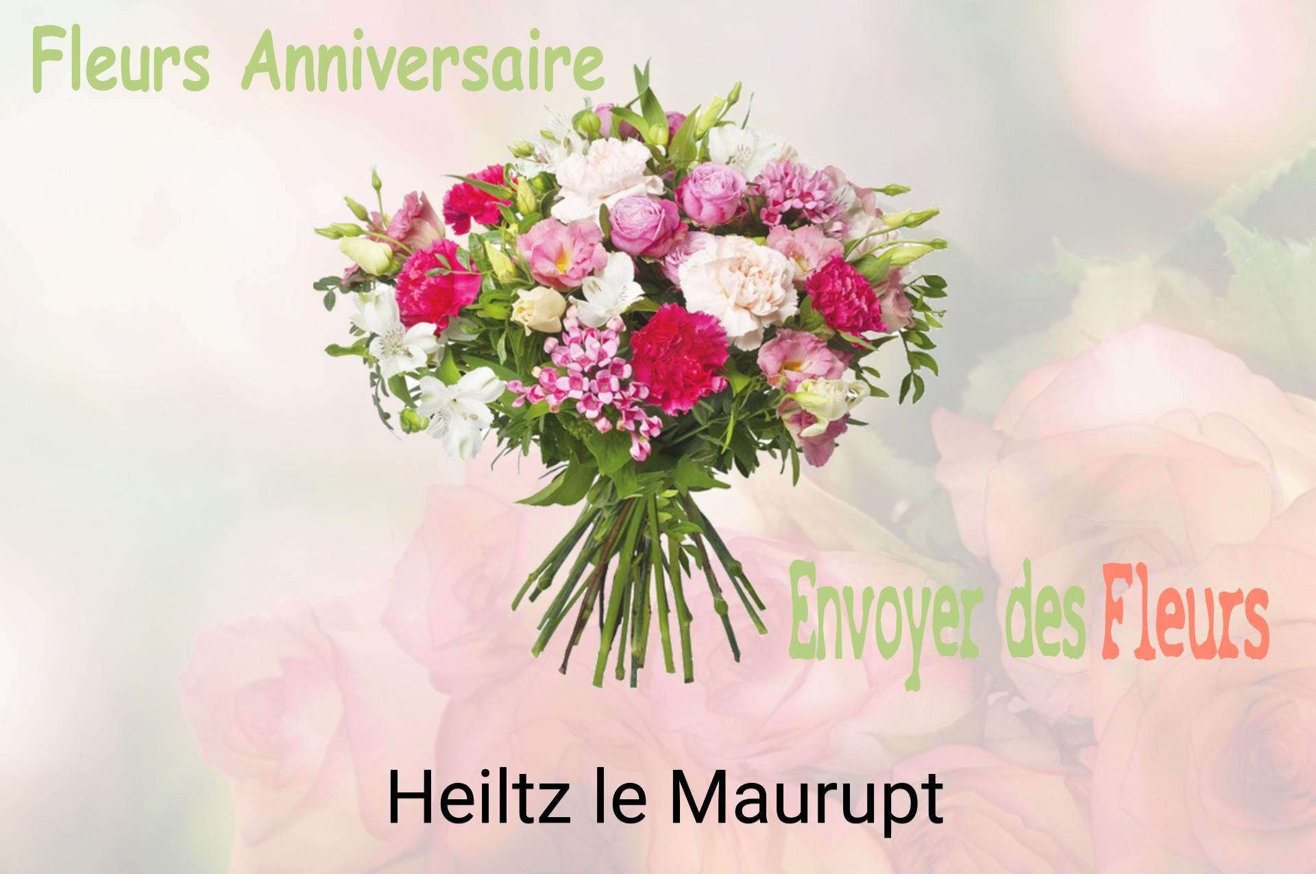 Bouquet de fleurs d’anniversaire livré à Heiltz-le-Maurupt