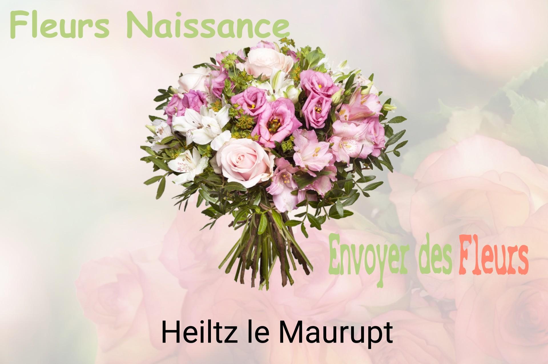 Bouquet de fleurs de naissance livré à Heiltz-le-Maurupt