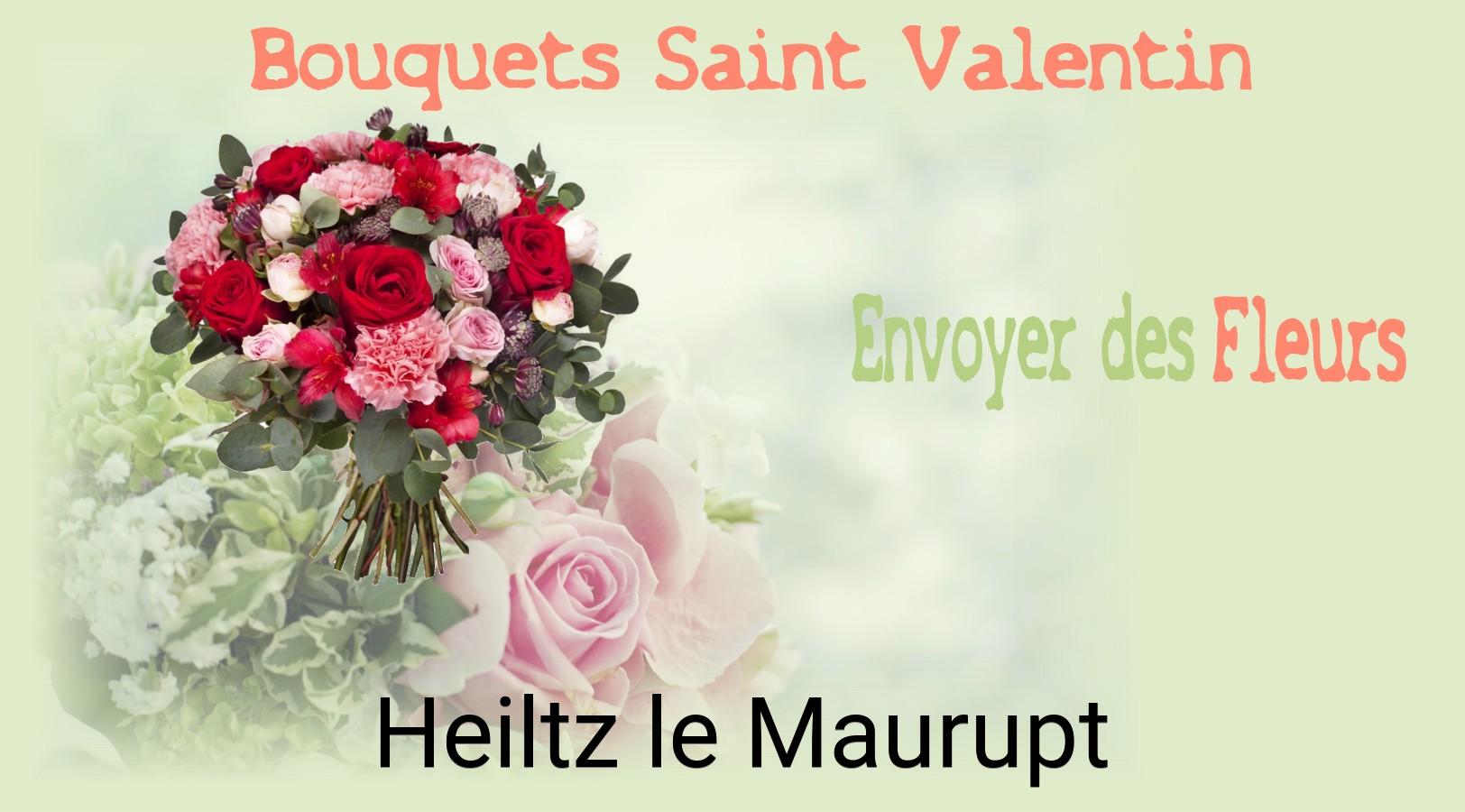 Roses de Saint-Valentin livrées à Heiltz-le-Maurupt